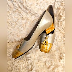 Vintage 1970's Magderia California Leather Flats